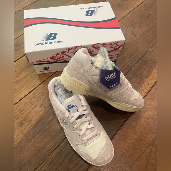 New Balance x Aime Leon Dore 550 Grey Suede - Picture 6 of 8